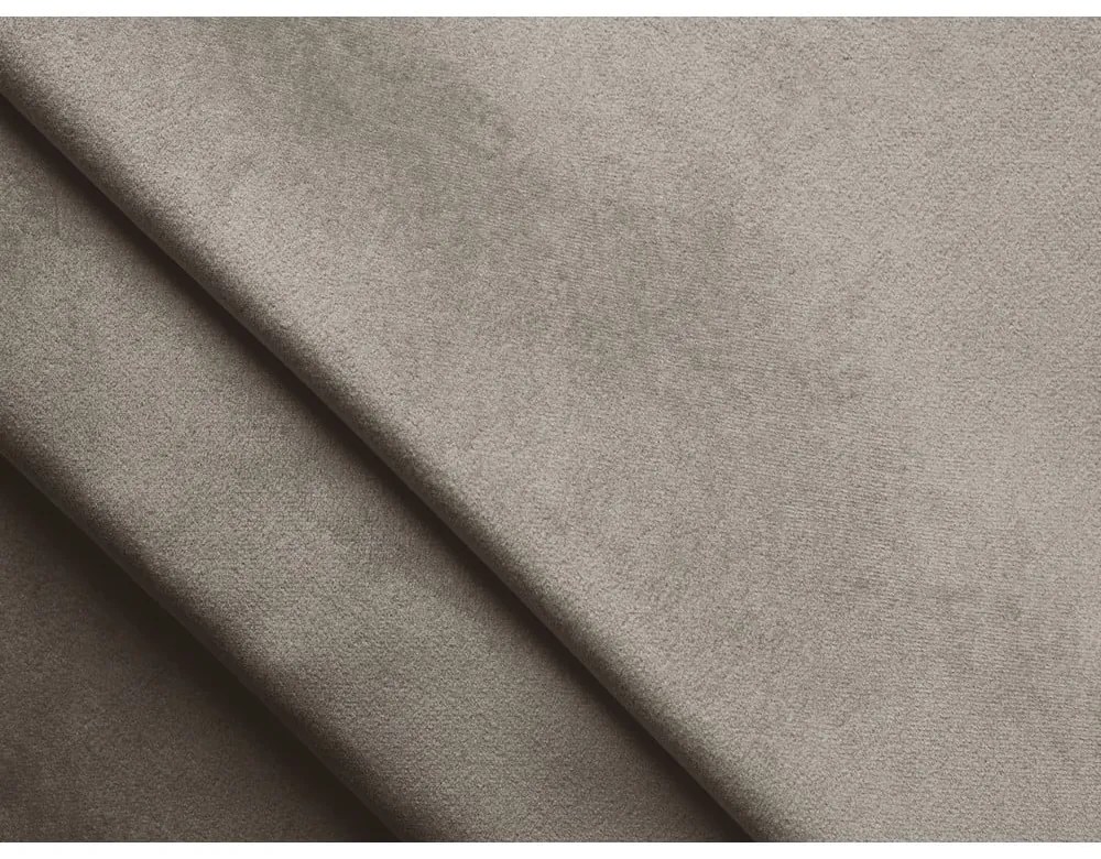 Szürkésbarna kárpitozott ágyneműtartós franciaágy ágyráccsal 160x200 cm Hauke – Makamii