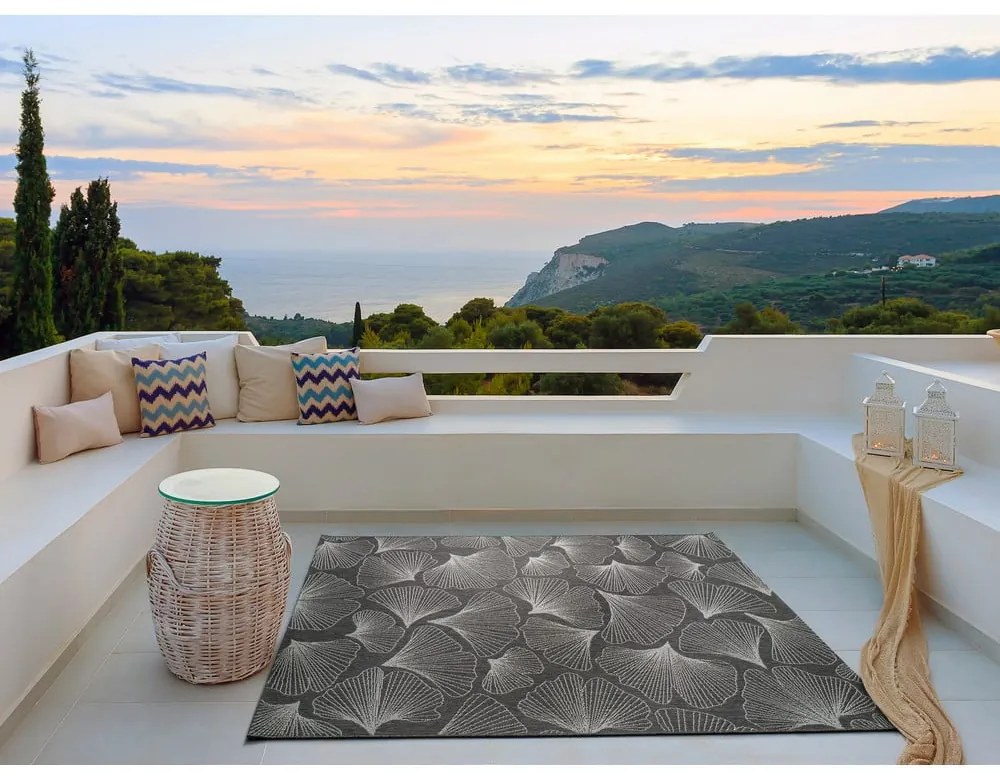 Tokio sötétszürke kültéri szőnyeg, 80 x 150 cm - Universal