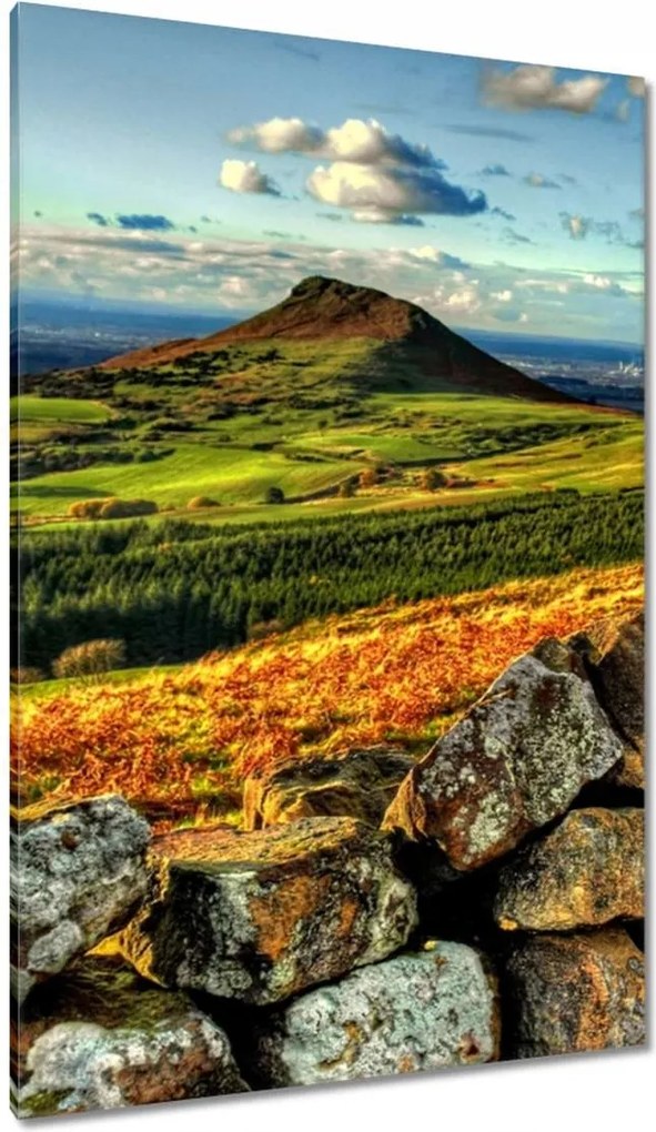 Festmények 80x120 Hegyi tájkép