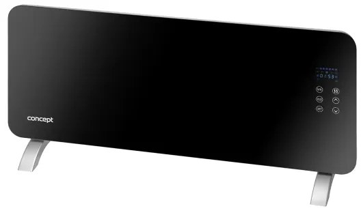 Concept KS4010 - Elektromos direkt fűtőtest/konvektor 2000 W, IP24, fekete, távirányítóval