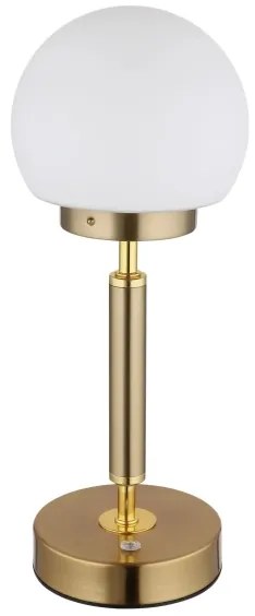 Globo 21033M-LED Újratölthető érintős asztali lámpa HAKU LED/2,5W/5V 2700/4000/6500K réz