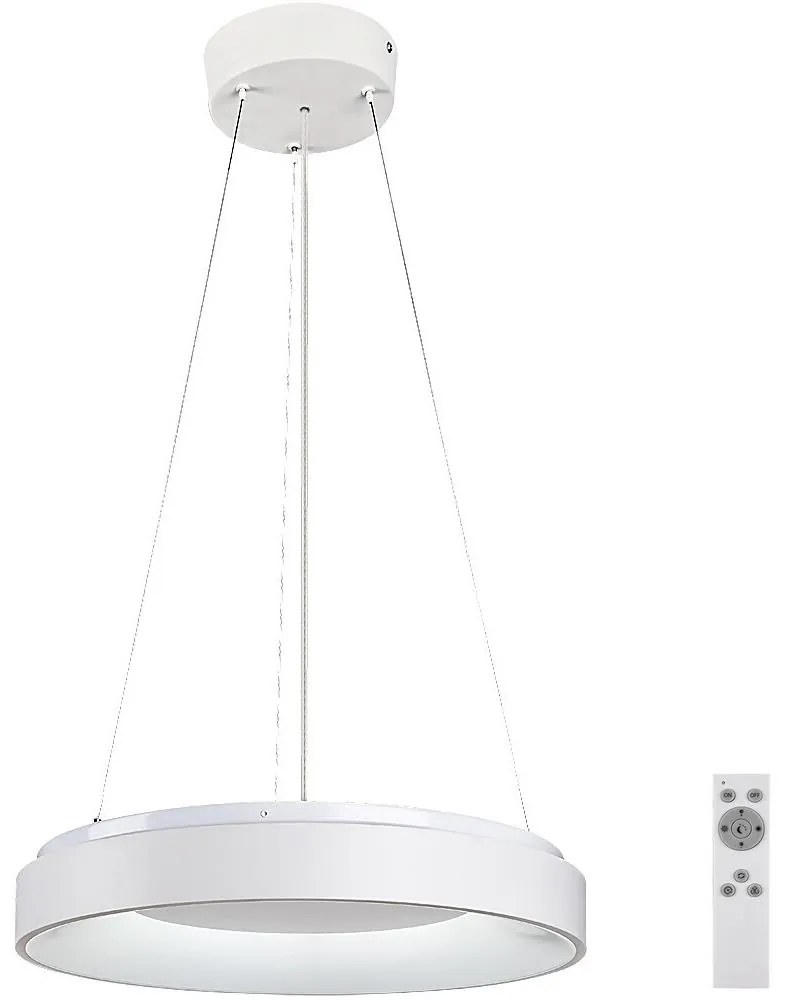 Rabalux Rabalux 72002 - LED dimmelhető csillár zsinóron CEILO LED/38W/230V fehér + + távirányító RL72002
