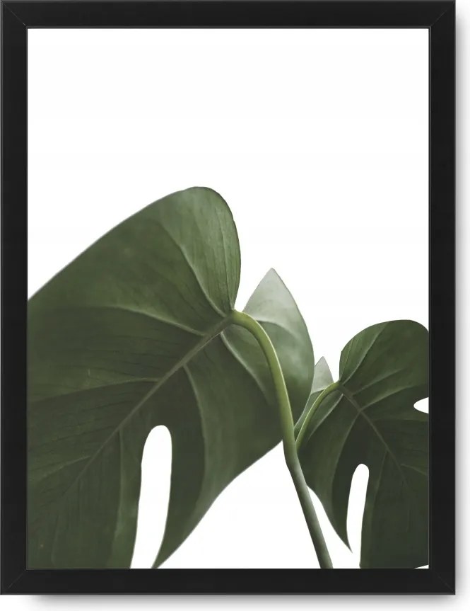 Zöld levelek kép keret A3 zöld dekoráció #40