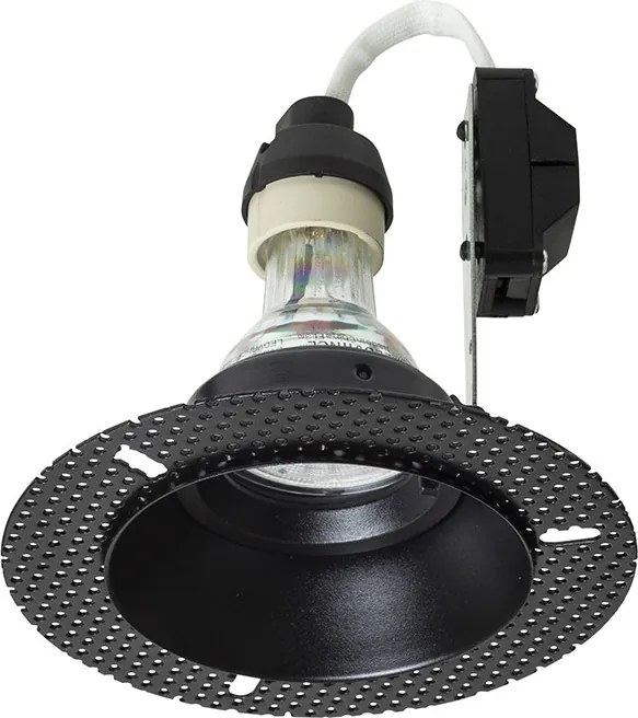 RENDL IPSO R IP65 süllyesztett lámpa fekete 230V LED GU10 9W IP65