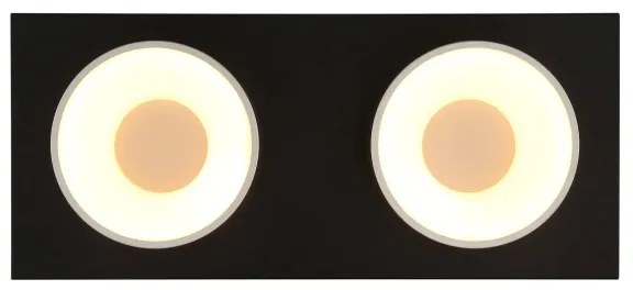 Globo 56964-2 - LED mennyezeti lámpa RAYMOND LED/24W/230V 3000K 46x20 cm sárgaréz