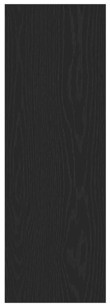 Falra Szerelhető TV Szekrények - 2 db, Fekete Tölgy, 30.5 x 30 x 90 cm, Mérnöki Fából