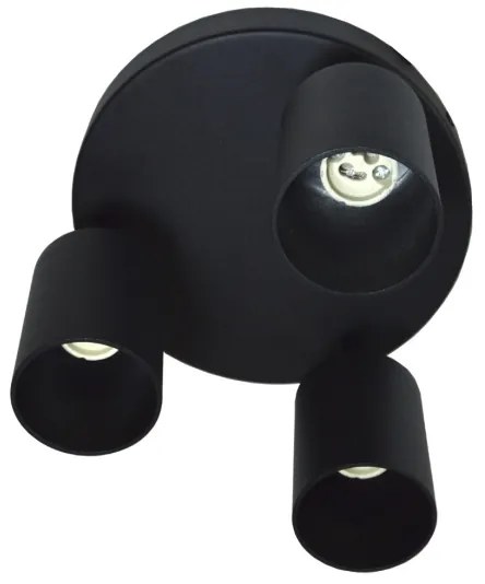 Spotlámpa FARGO 3xGU10/30W/230V fekete