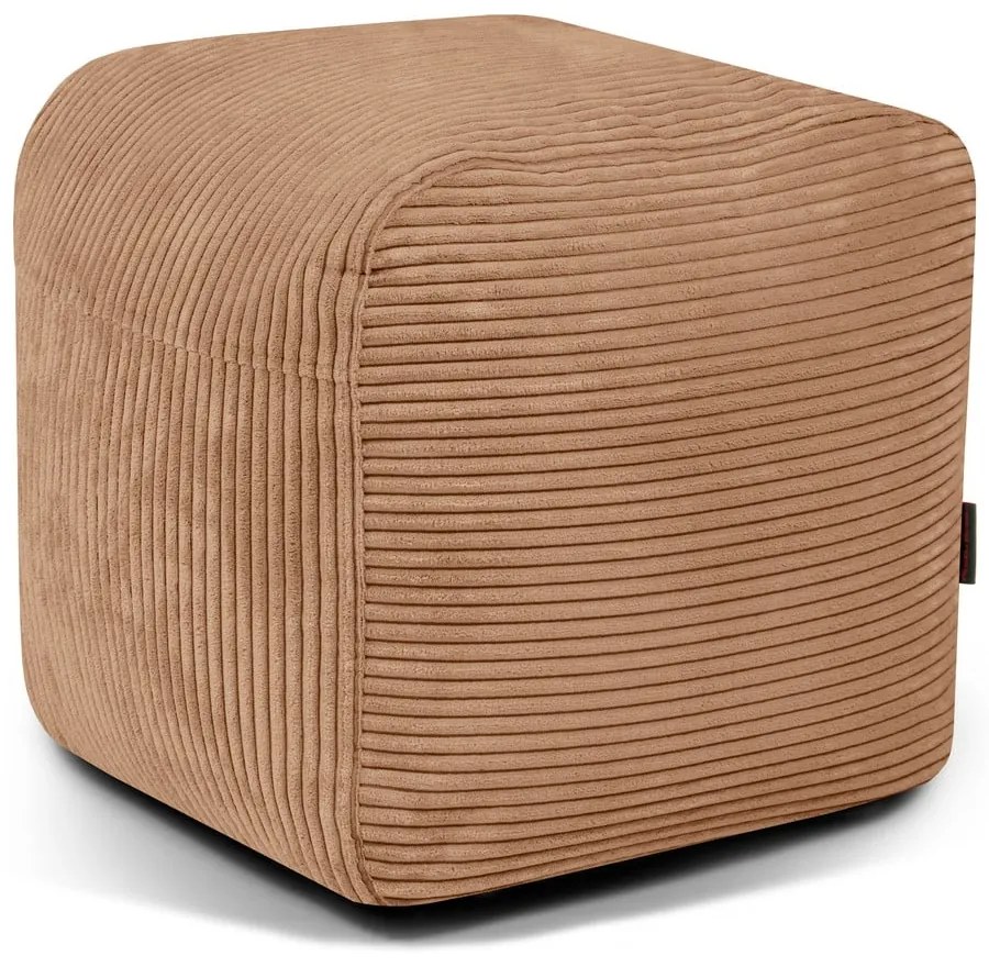 Barna kordbársony babzsákfotel Plus 50 Lounge – SLOWDOWN