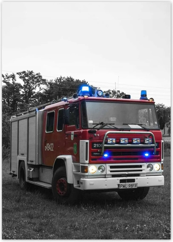 Poszterek 50x70 Tűzoltóautó