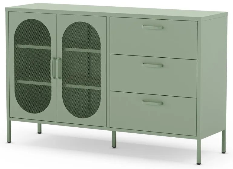 Mentazöld komód 140x90 cm Diora – Marckeric