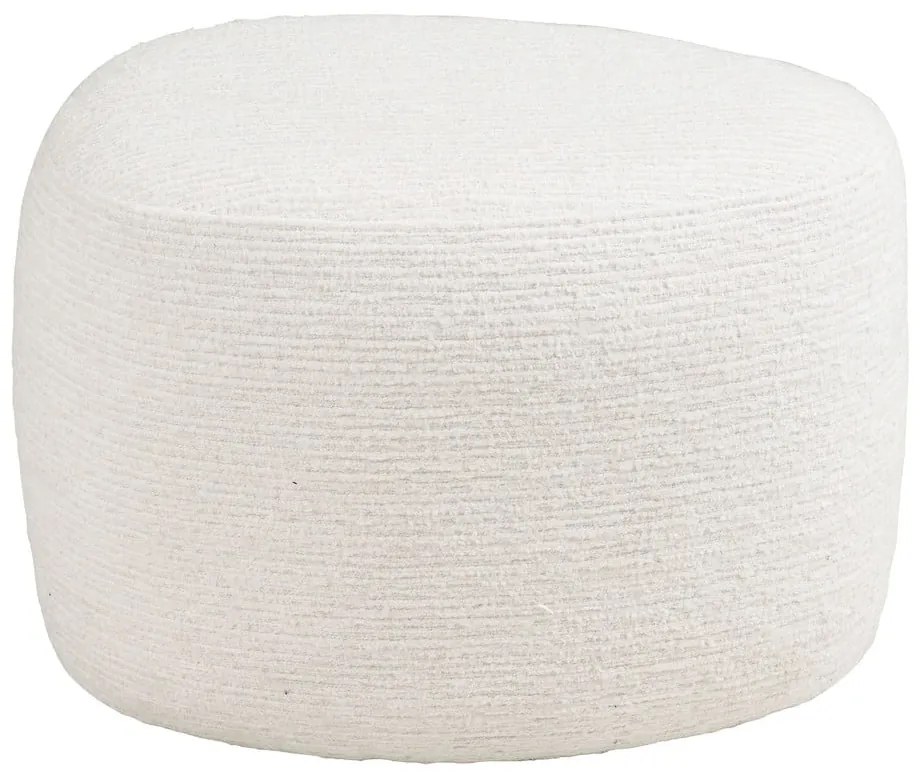 Krémszínű zsenília puff Hilo – House Nordic