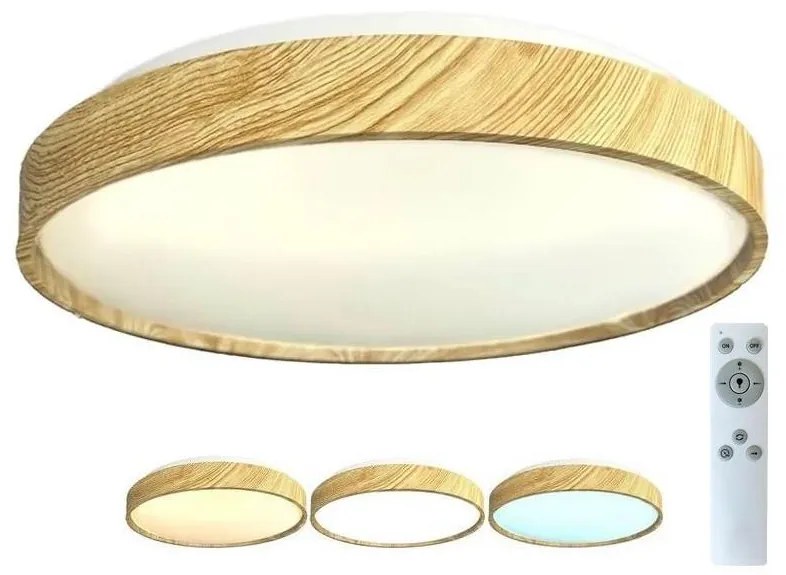 NEDES LED Dimmelhető mennyezeti lámpa OPAL LED/48W/230V 3000-6500K + távirányítás ND3801