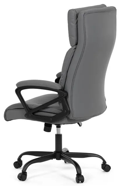 Irodai szék hintamechanikával, szürke műbőr kárpittal. KA-Y346 GREY