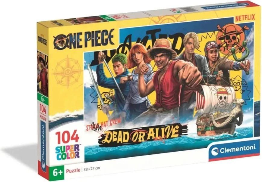 One Piece Dead or Alive 104 db-os puzzle Clementoni