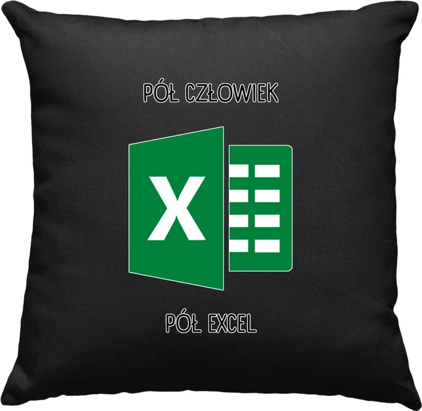 Excel Mem félember párna, fekete
