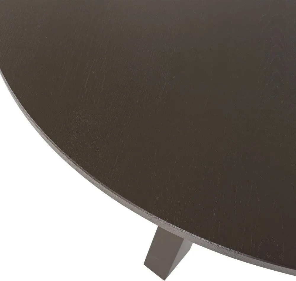 Tölgyfa kerek étkezőasztal ø 129 cm Rhonda – WOOOD