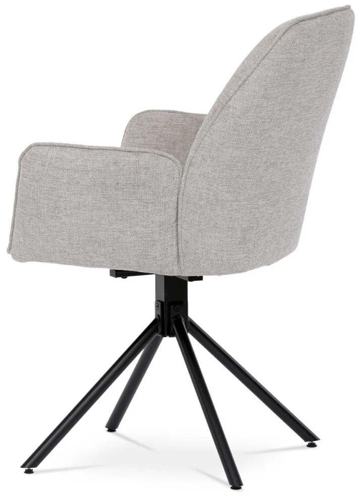 Scaun pivotant / scaun de întâlnire Gri Bej :. Pivotare: 180° HC-522