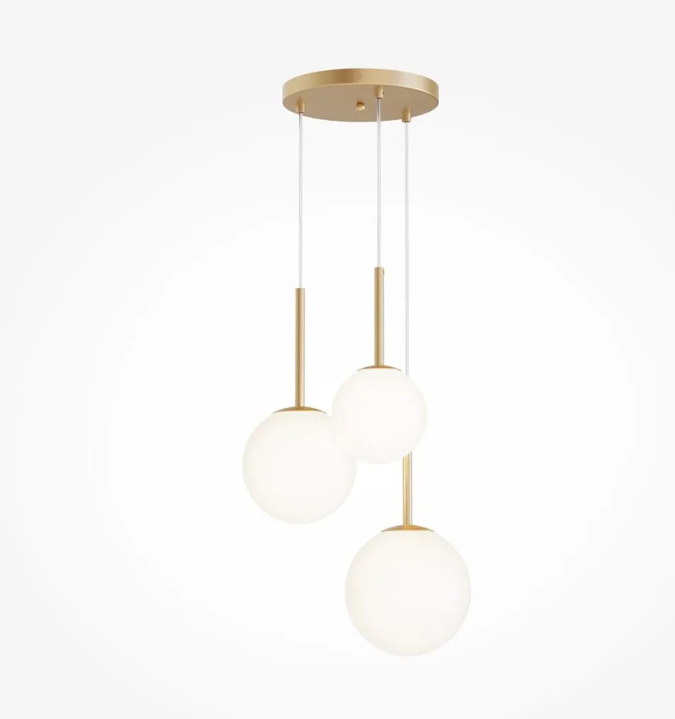 MAYTONI MOD321PL-03G1 BASIC FORM Többágú Függesztett Lámpa Fehér, Arany E14 IP20
