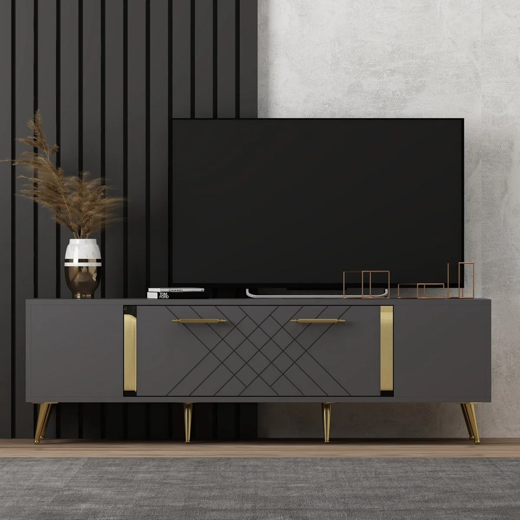 TV asztal Detas Antracit