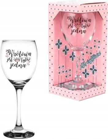 Nagy borospohár a csomagban A királynő csak egy van ajándékba