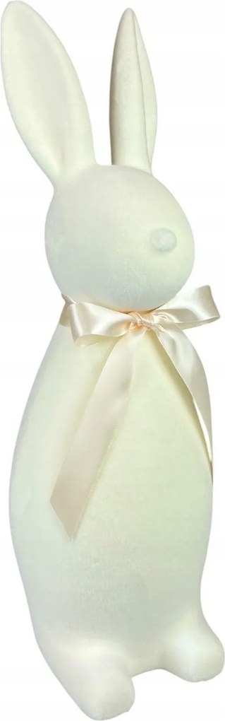 Húsvéti nyuszi figura dekoráció krém dekoráció 30 cm