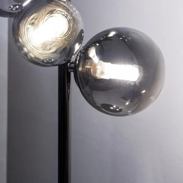 Brilagi - LED Asztali lámpa MILLA 4xG9/3W/230V fényezett króm/füstös