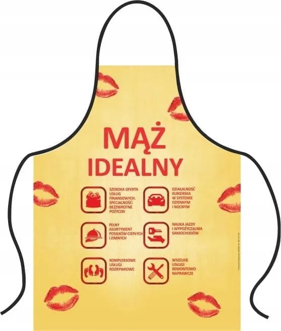 Ideális Férj Kötény Mintával Ajándék Születésnapra Apák Napjára Évfordulóra