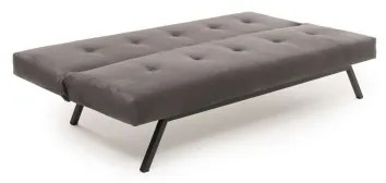 Kétüléses, kihúzható BAKU kanapé, szürke