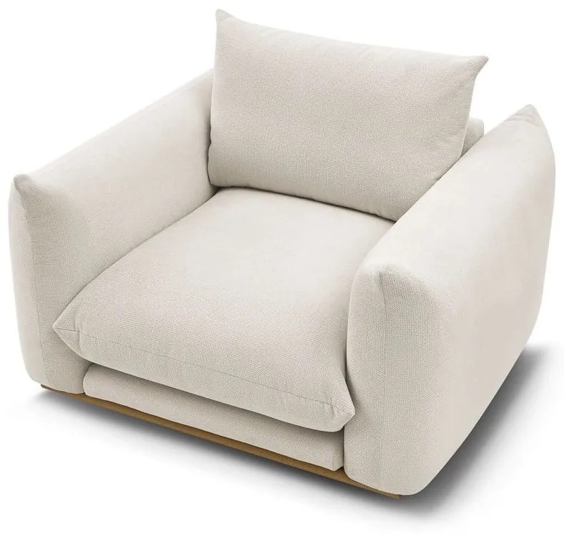 Krémszínű fotel Ernest – Bobochic Paris