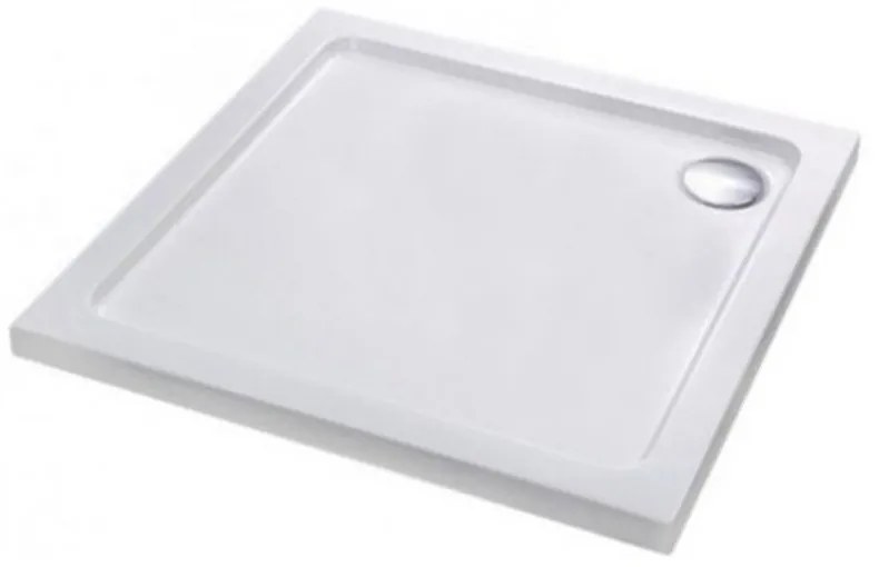 Modena Slim szögletes alacsony akril zuhanytálca 80x80 cm