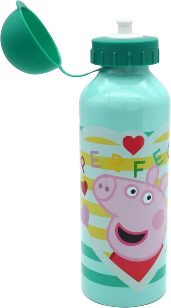 Peppa malac Perfect alumínium kulacs ivókupakkal 500 ml