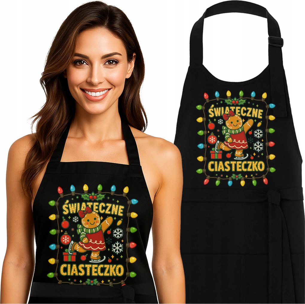 Konyhai Kötény Karácsonyi Süti Ajándék