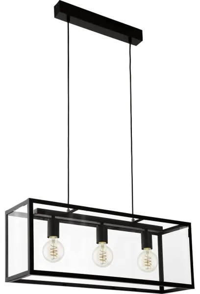 Eglo 49393 - Csillár CHARTERHOUSE 3xE27/60W/230V