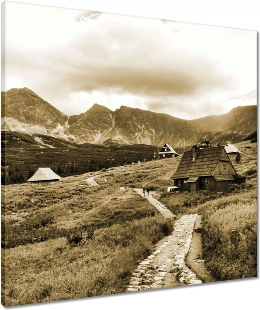 Vászonkép 60x60 Tátra Lengyel hegyek Kilátás