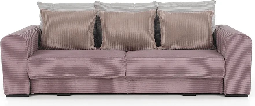 Extra tágas kanapé, lila, őreg rózsaszín, bézs színű, GILEN BIG SOFA