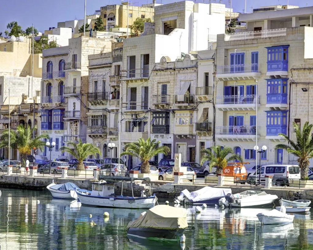 Poszter 50x40cm Marina in Senglea, Assaf Frank