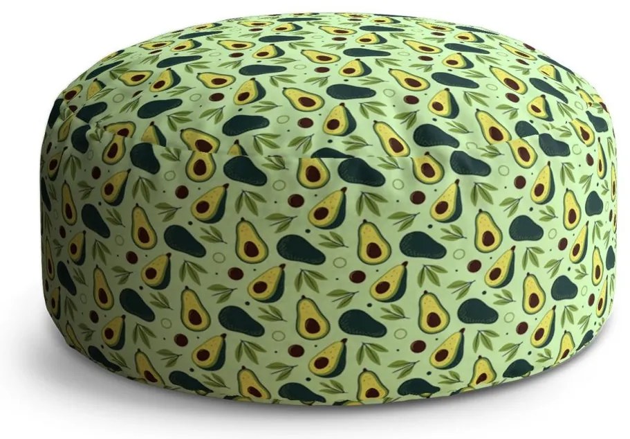Circle zsámoly rajzolt avokádó, zöld
