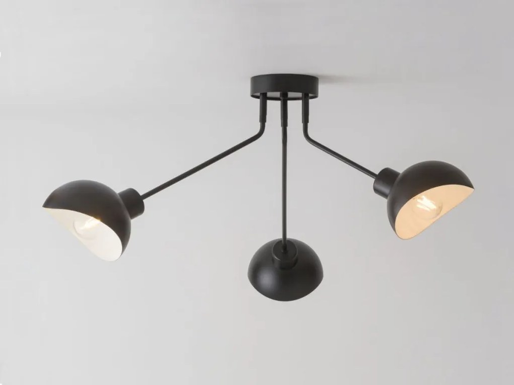 SIGMA LIGHTING 32431 ROY Modern Mennyezeti Lámpa Fehér, Fekete E27 IP20