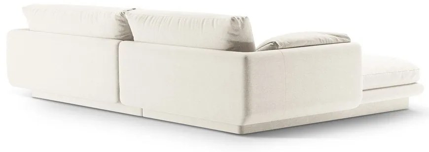 Fehér sarokkanapé (jobb oldali) Torino – Micadoni Home