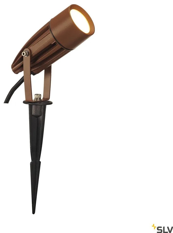 SLV 227507 SYNA Kültéri Növényvilágító Lámpa Rozsdás LED IP44