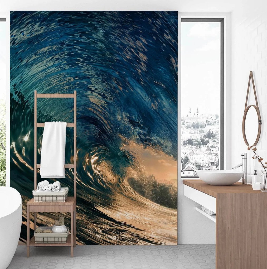 Gario Fotótapéta Hullám naplementében Anyag: Vlies, Méret: 200 x 280 cm