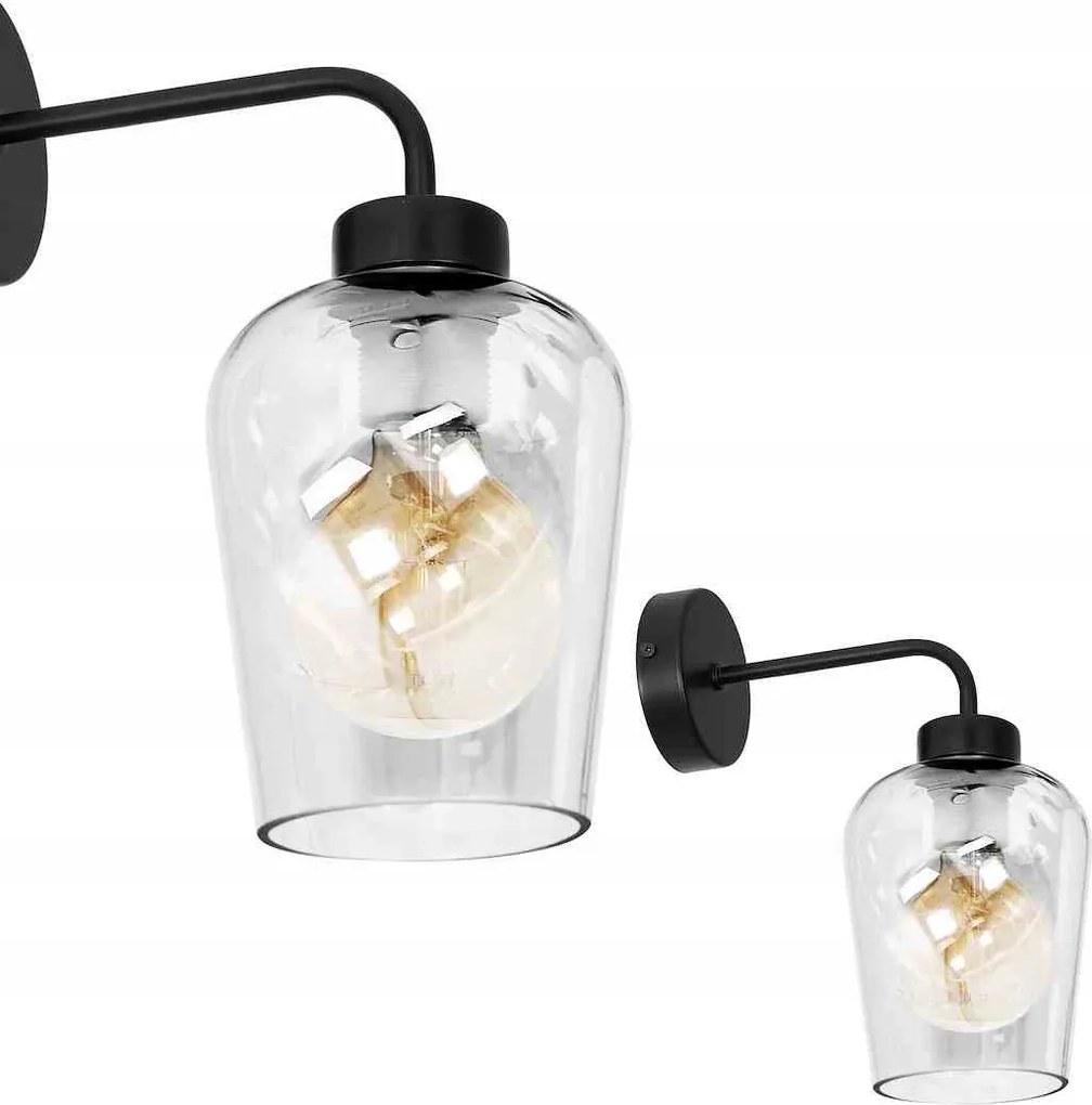 Santiago Clear fali lámpa 1xE27