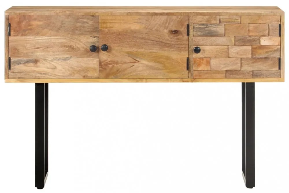 tömör mangófa tálalószekrény 116 x 35 x 75 cm