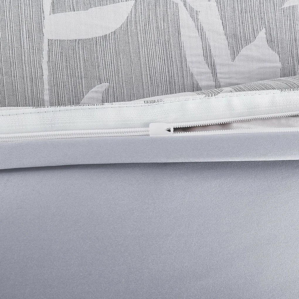 Alabama szürke jacquard ágynemű, 140 x 200 cm, 70 x 90 cm