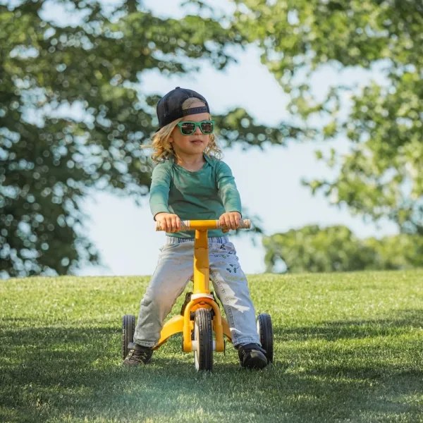 PETITE&amp;MARS - Gyermek tricikli 5in1 TURBO Intense Ochre