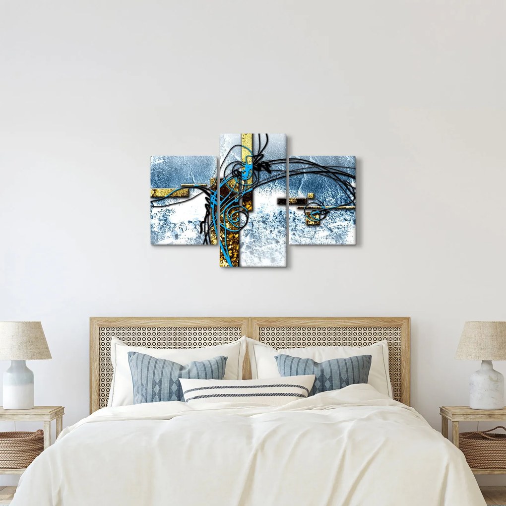 Absztrakt kép (90x60 cm)