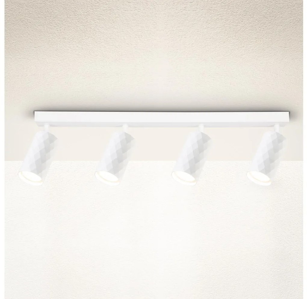 Brilagi - SELE DIAMANT 4xGU10/30W/230V fehér spotlámpa