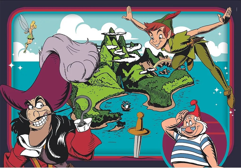 Disney Classics Adventure 2x60 db-os puzzle Clementoni