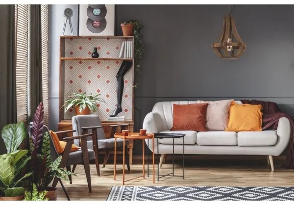 Eglo 49724 - Mennyezeti függesztékes lámpa KINROSS 1xE27/60W