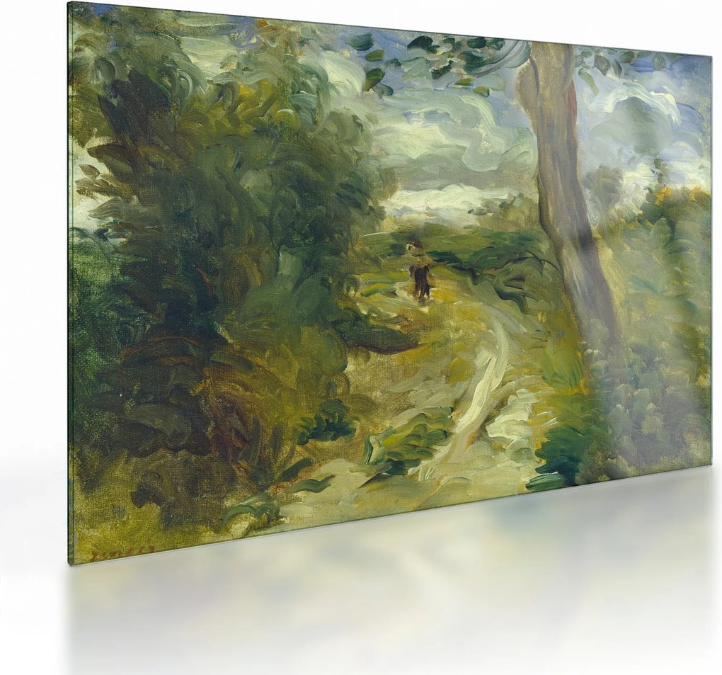 Üveg kép - Auguste Renoir, Landscape between Storms, reprodukciók (70x50 cm)